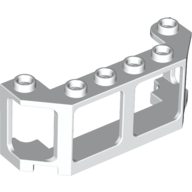 Lego okno vlaku 2x6x2, bílá (6079143)